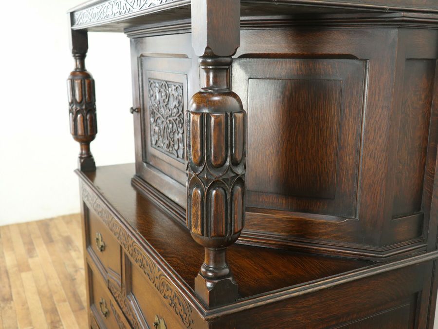 アンティーク家具 コートカップボード 80590