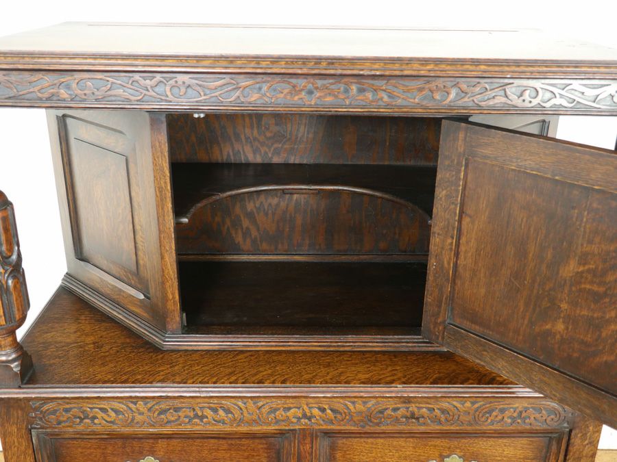 アンティーク家具 コートカップボード 80590