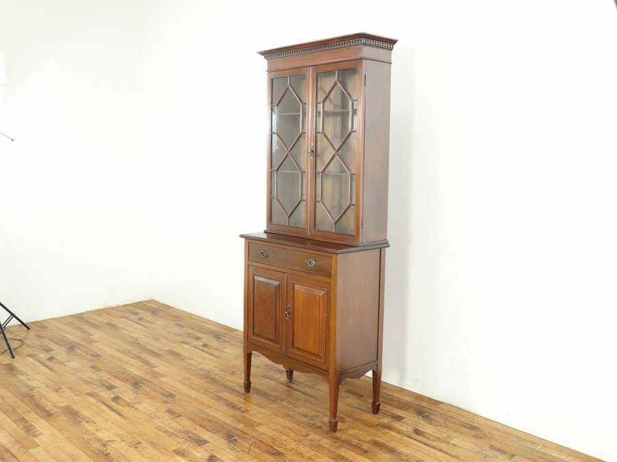 アンティーク家具 キャビネット 80647