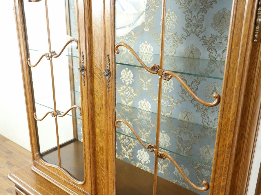 アンティーク家具 ロココキャビネット 65402a