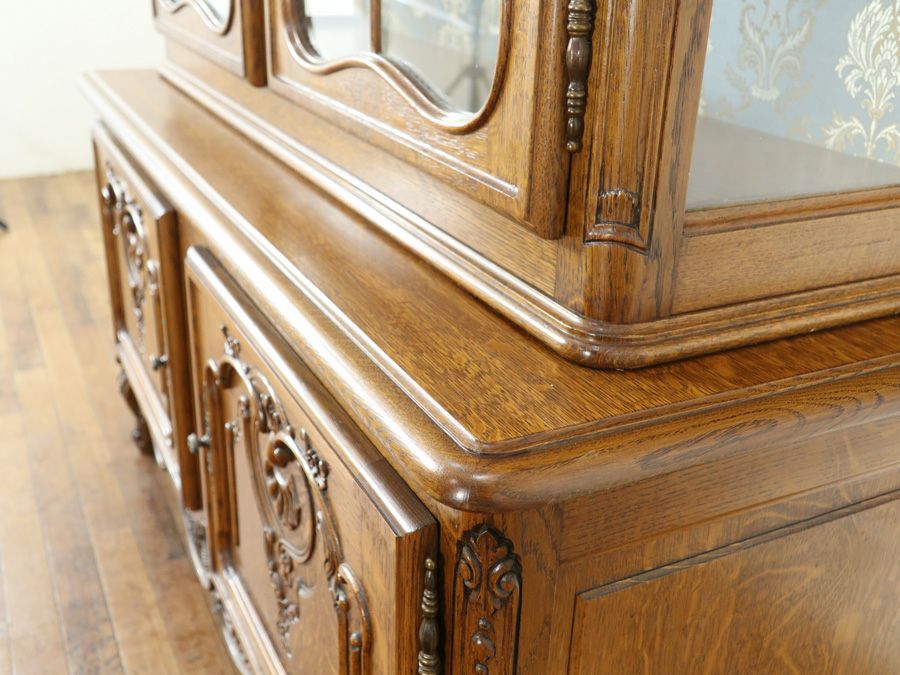 アンティーク家具 ロココキャビネット 65402a