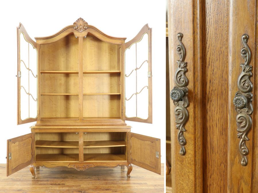 アンティーク家具 ロココキャビネット 65417