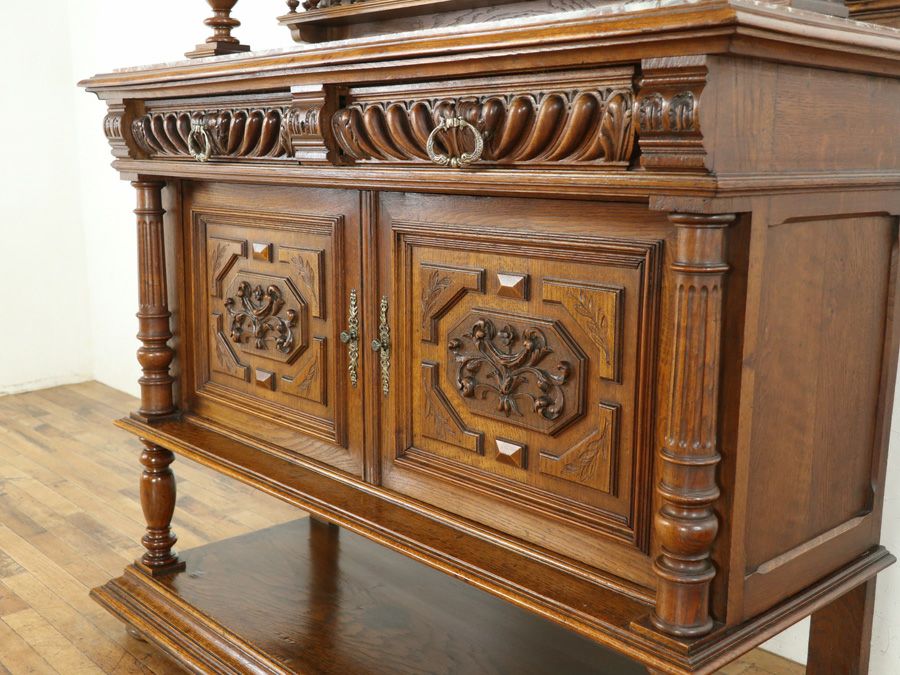 アンティーク家具 ロココキャビネット 65462