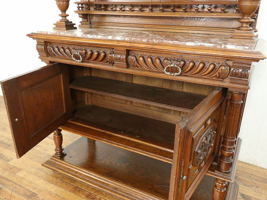 アンティーク家具 ロココキャビネット 65462