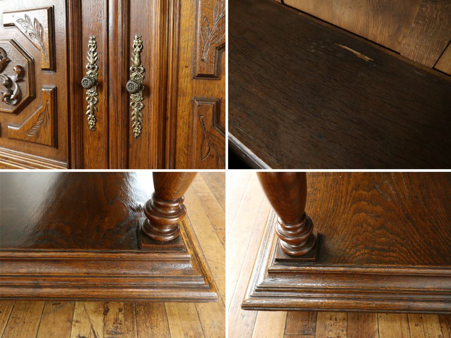 アンティーク家具 ロココキャビネット 65462