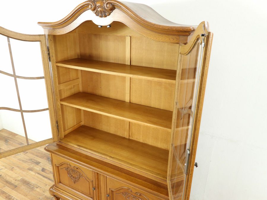 アンティーク家具 ロココキャビネット 65382