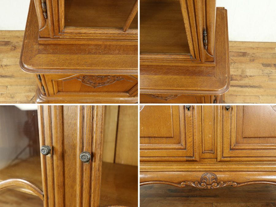 アンティーク家具 ロココキャビネット 65382