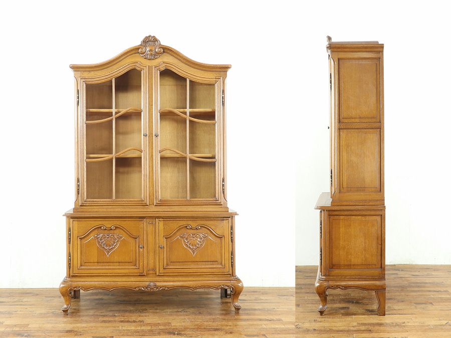 アンティーク家具 ロココキャビネット 65382
