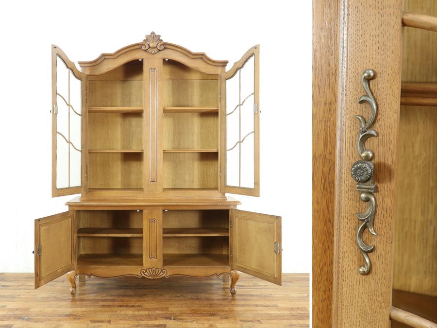 アンティーク家具 ロココキャビネット 65354