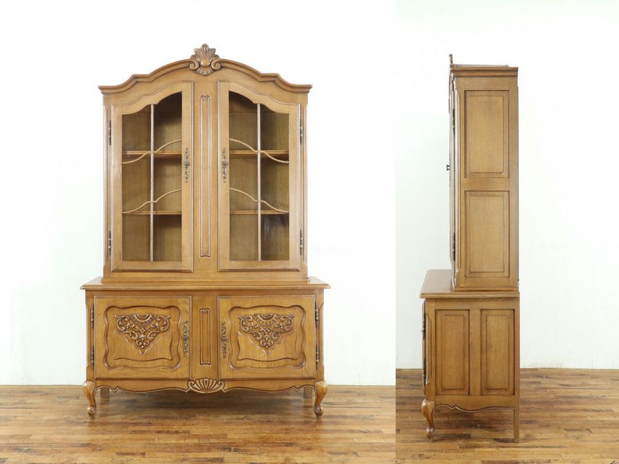 アンティーク家具 ロココキャビネット 65354