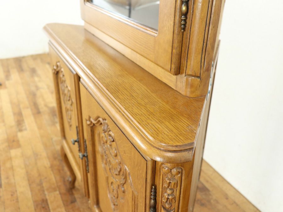 アンティーク家具 コーナーキャビネット 65347