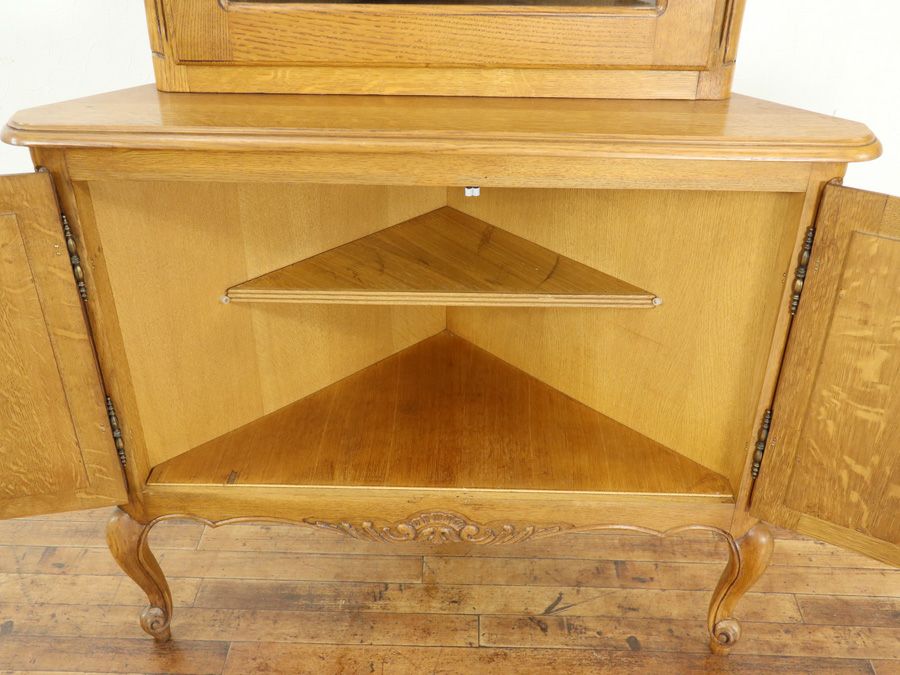 アンティーク家具 コーナーキャビネット 65347