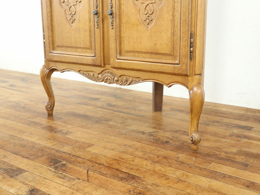 アンティーク家具 コーナーキャビネット 65347