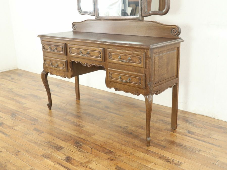 アンティーク家具 猫脚ドレッサー 65328