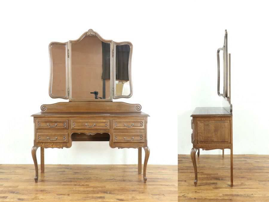 アンティーク家具 猫脚ドレッサー 65328