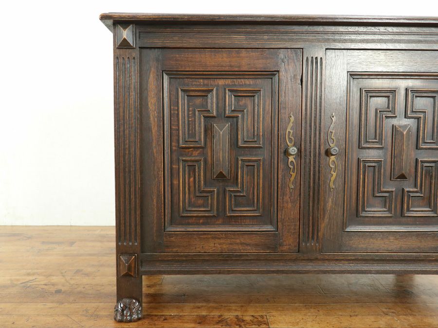 アンティーク家具 キャビネット 65450