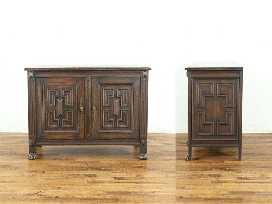 アンティーク家具 キャビネット 65450