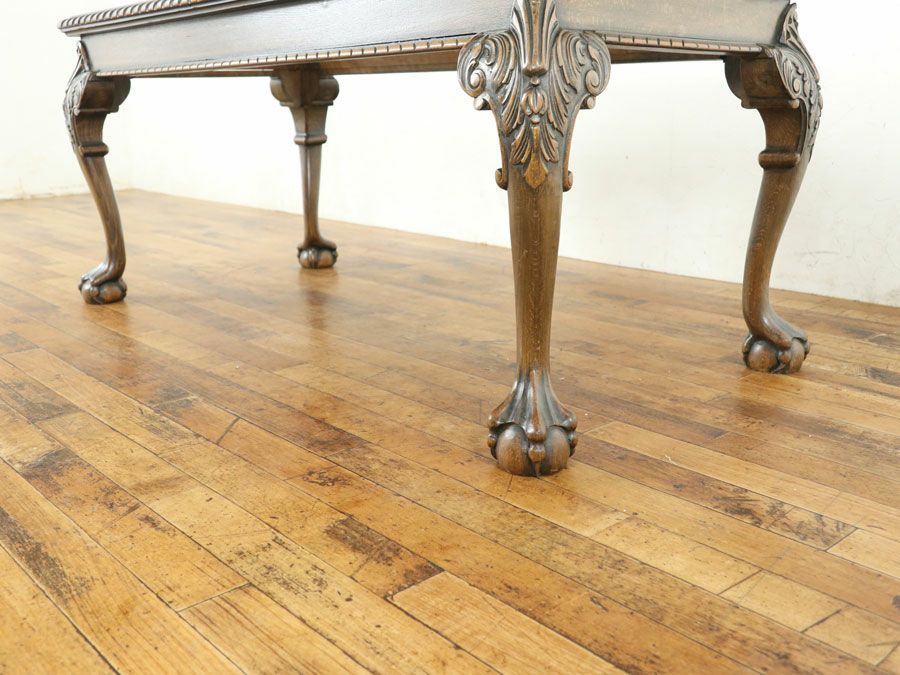 フランス ガラストップコーヒーテーブル 65441