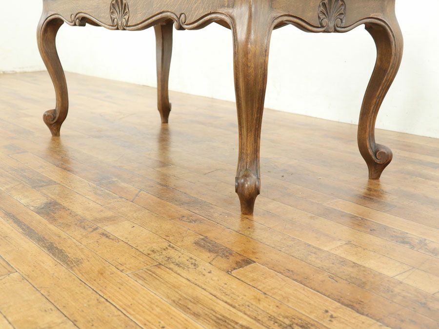 やや深めのお色 猫脚コーヒーテーブル 65370 | アンティークフレックス