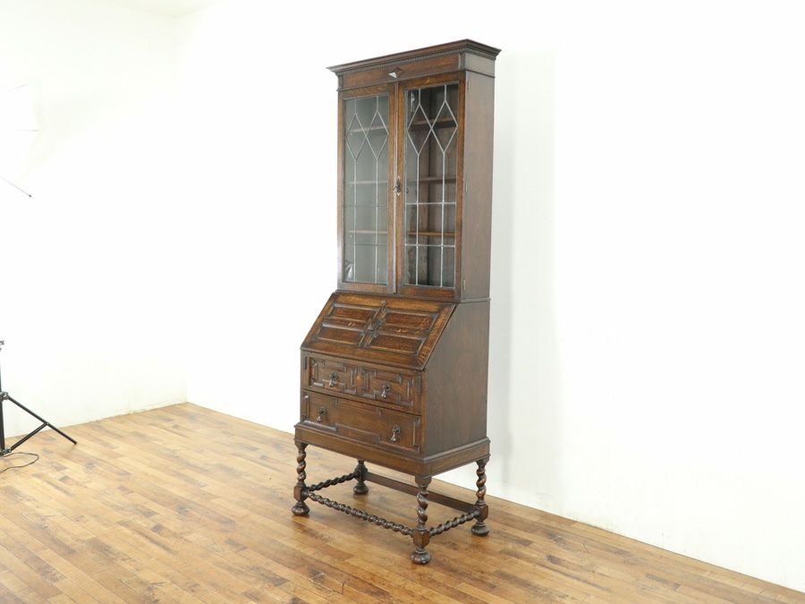 アンティーク家具 ブックビューロー 80383