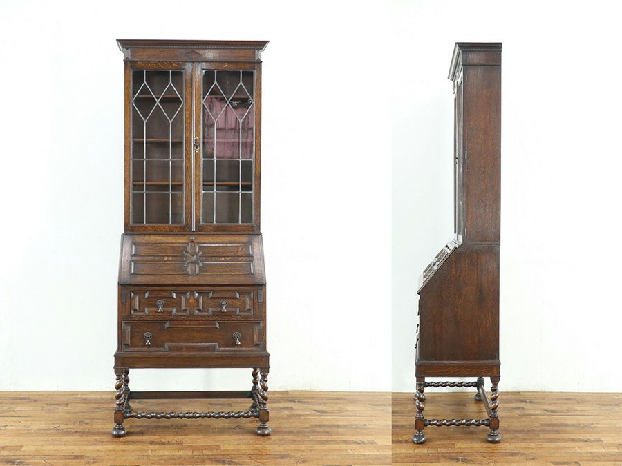 アンティーク家具 ブックビューロー 80383