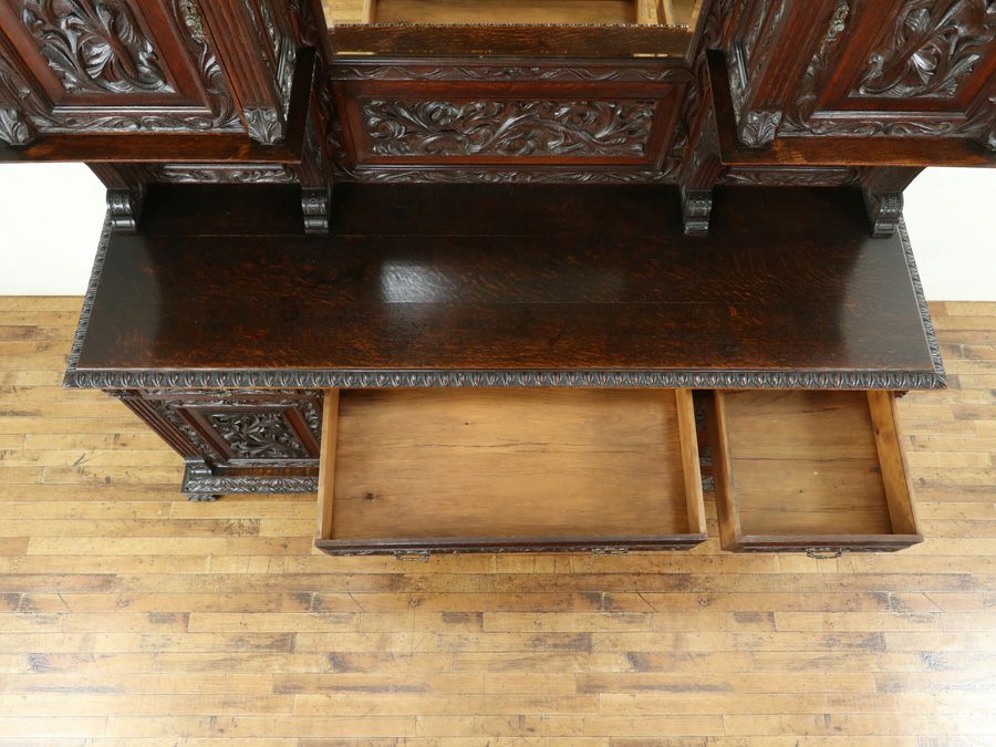 イギリスアンティーク家具 キャビネット 80600