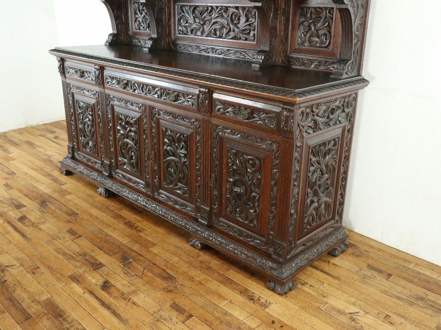 イギリスアンティーク家具 キャビネット 80600