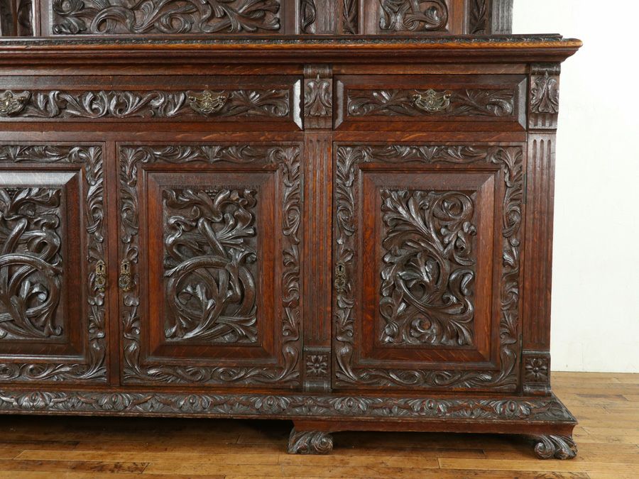 イギリスアンティーク家具 キャビネット 80600