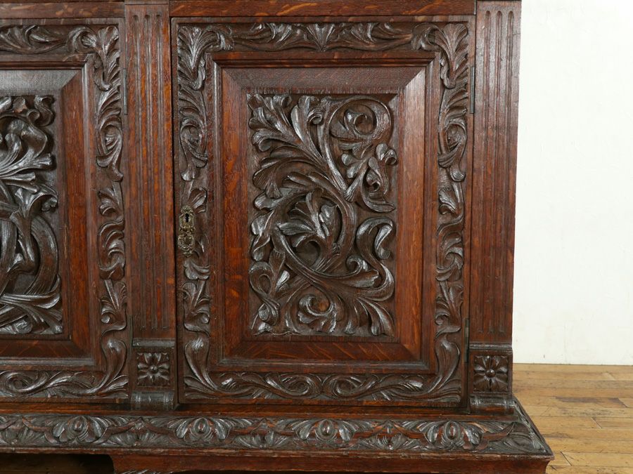 イギリスアンティーク家具 キャビネット 80600