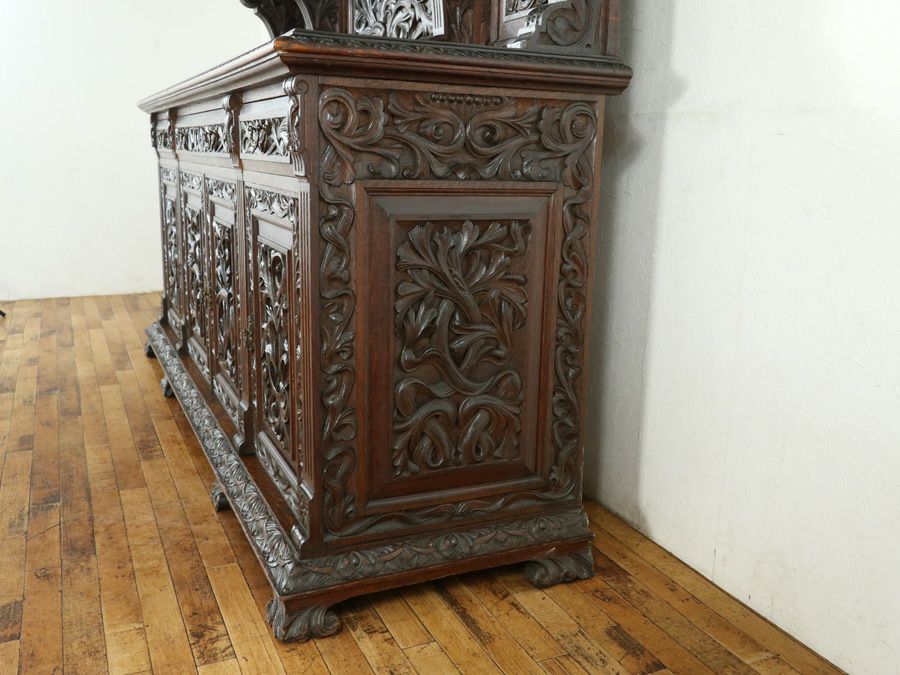 イギリスアンティーク家具 キャビネット 80600