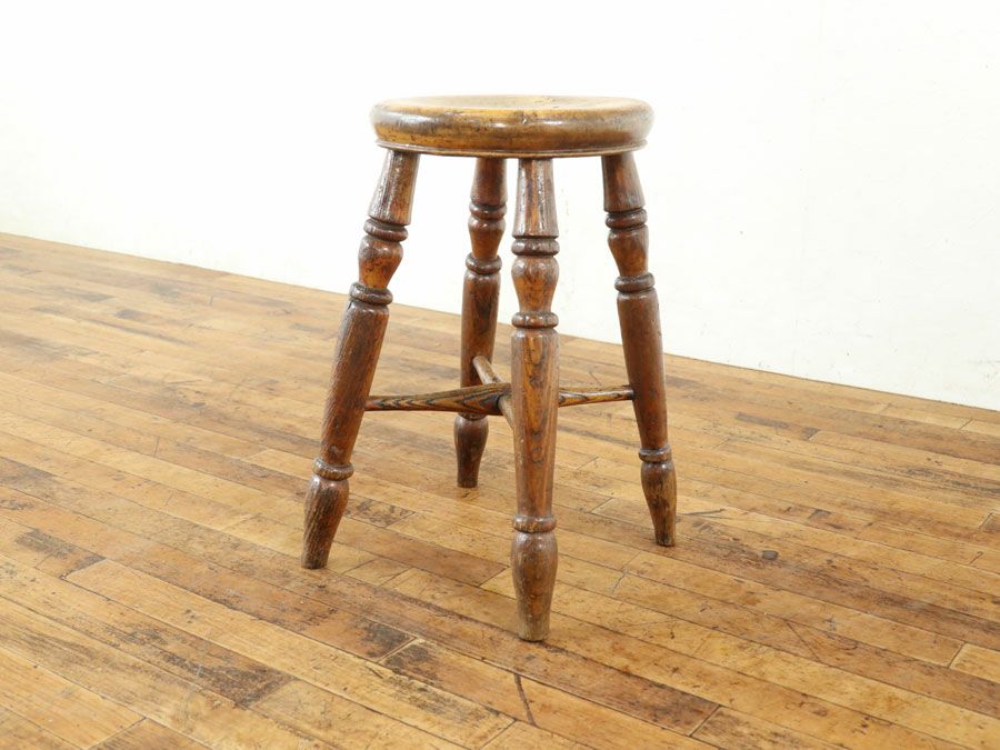 アンティーク家具 スツール 80640