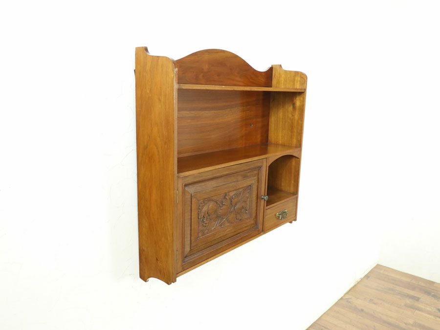 アンティーク家具 ウォールシェルフ 80525