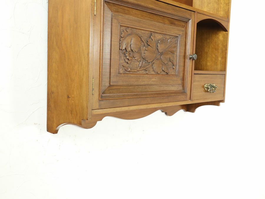 アンティーク家具 ウォールシェルフ 80525