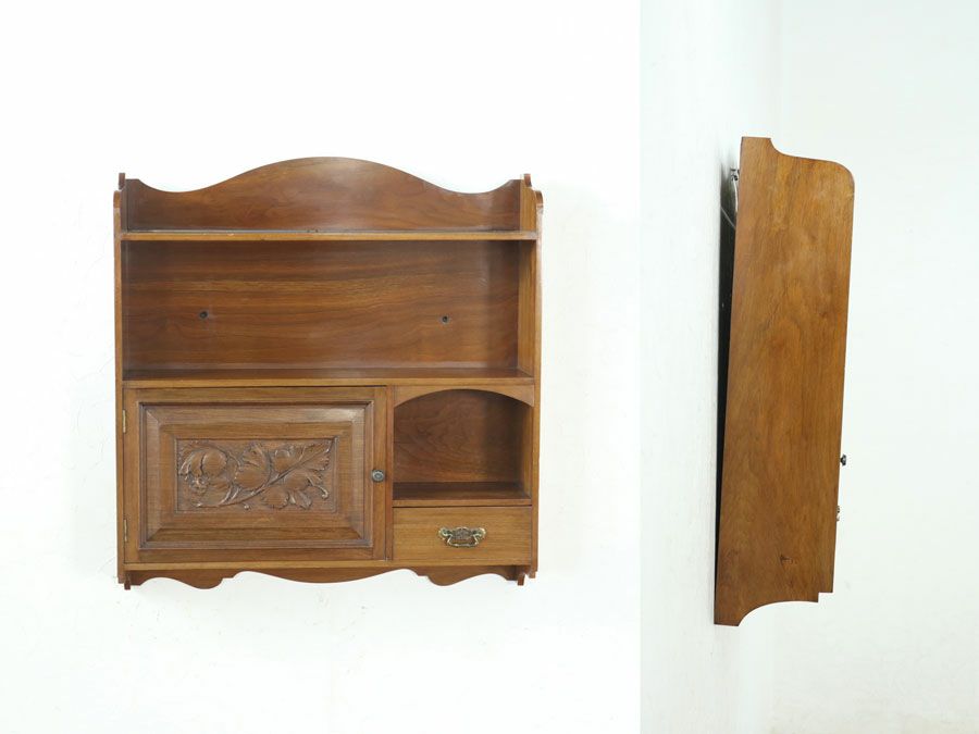 アンティーク家具 ウォールシェルフ 80525