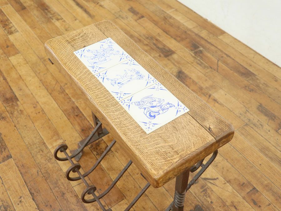 アンティーク家具 マガジンラック 65467