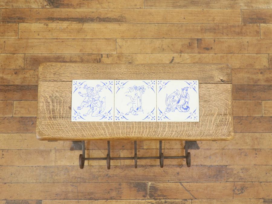 アンティーク家具 マガジンラック 65467