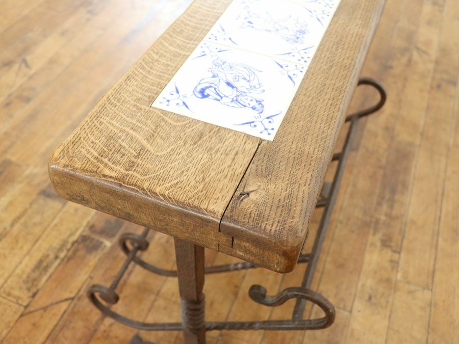 アンティーク家具 マガジンラック 65467