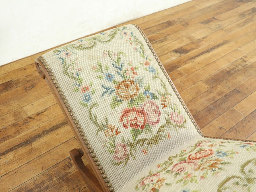 アンティーク家具 オットマン 65469