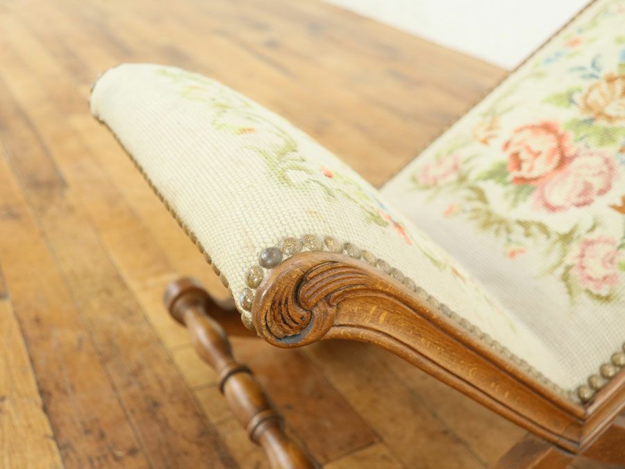 アンティーク家具 オットマン 65469