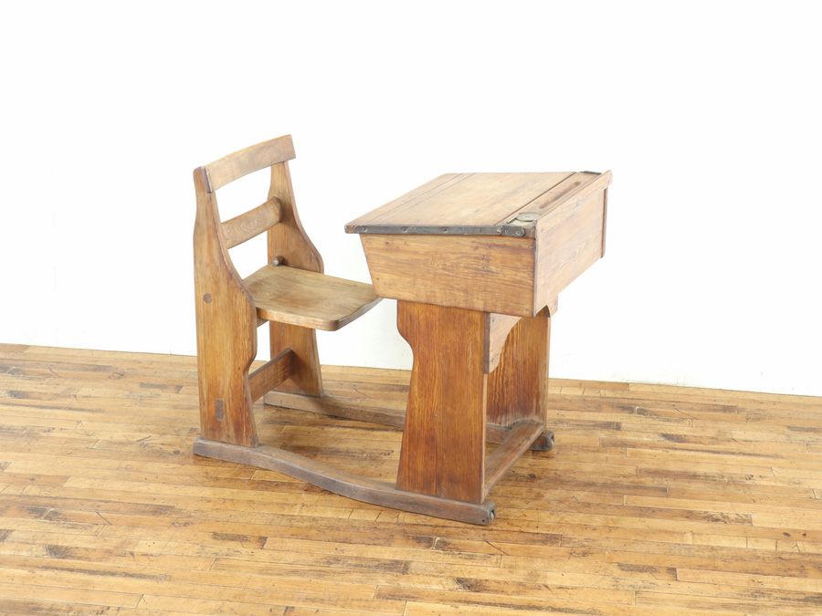アンティーク家具 スクールデスク 80585