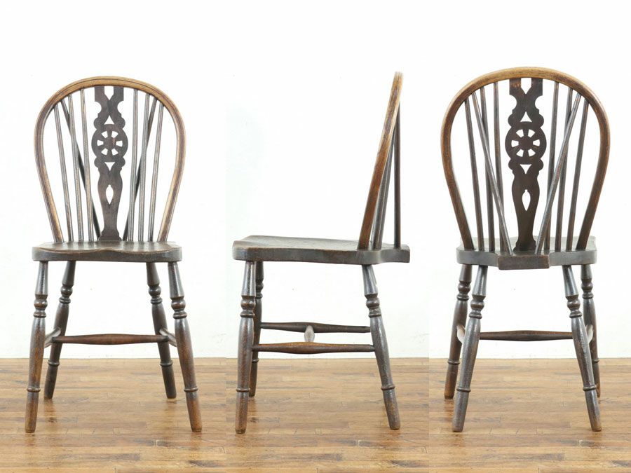 ホイールバックキッチンチェア 80568b