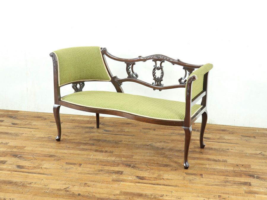 アンティーク家具 張替済セティ 80497