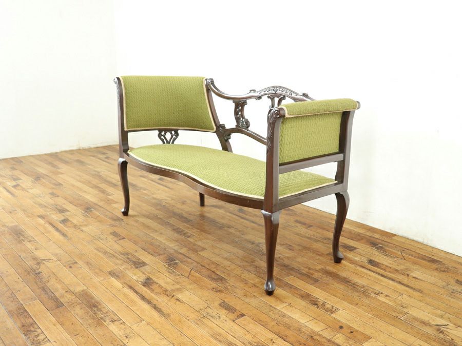 アンティーク家具 張替済セティ 80497