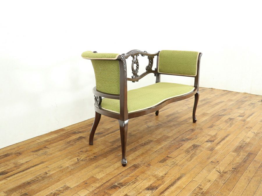 アンティーク家具 張替済セティ 80497