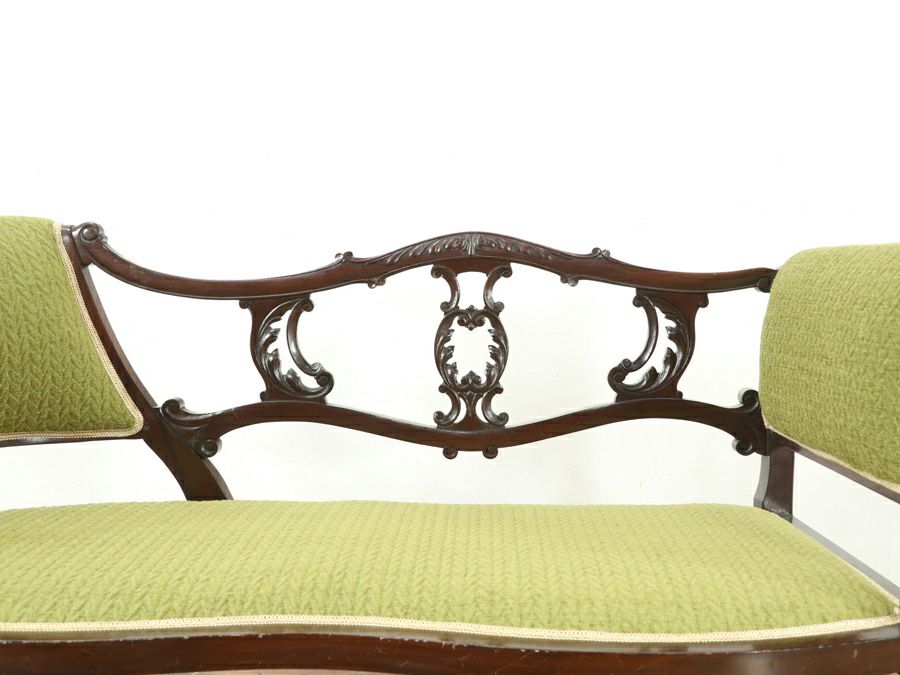 アンティーク家具 張替済セティ 80497