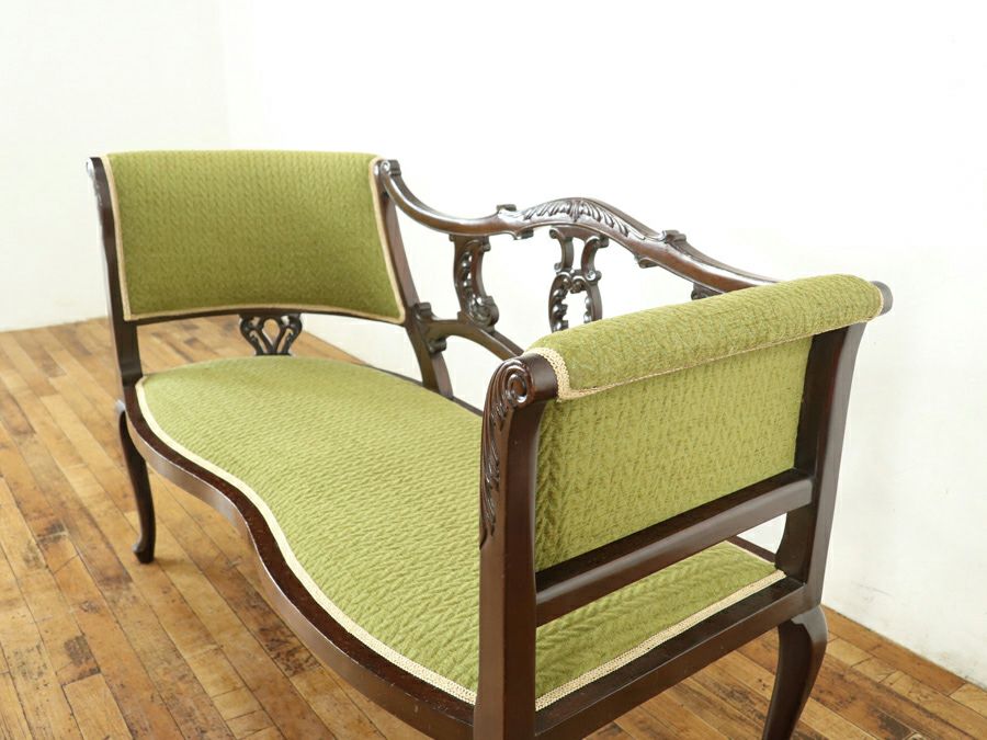 アンティーク家具 張替済セティ 80497