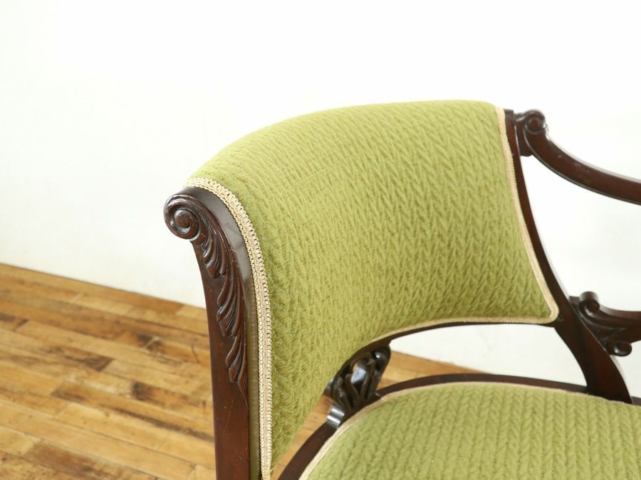 アンティーク家具 張替済セティ 80497