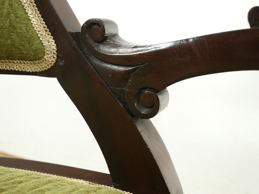 アンティーク家具 張替済セティ 80497