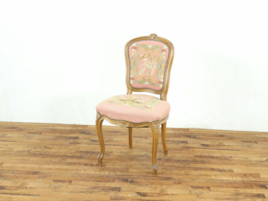 アンティーク家具 プチポワンチェア 65433