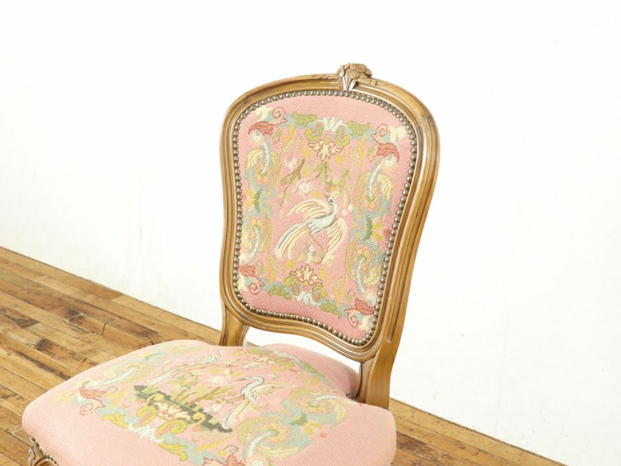 アンティーク家具 プチポワンチェア 65433